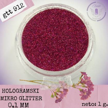 Glitter 0.1mm - gtt 912