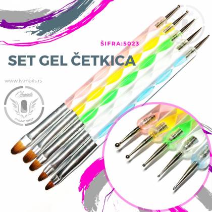 SET ČETKICA TAČKALICA 5023