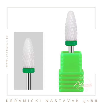 KERAMIČKI BELI NASTAVAK ZA TURPIJU 5186