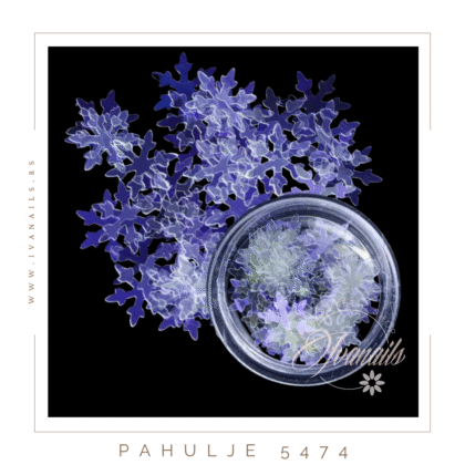 Dekorativne pahulje za nokte – jednostavne za nanošenje i savršene za zimski, novogodišnji manikir sa elegantnim ledenim sjajem.