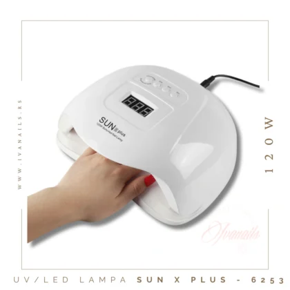 Profesionalna UV/LED lampa za nokte 72W – SUN X PLUS sa 36 LED dioda, automatskim senzorom i tajmerima. Pouzdana i snažna lampa za brzu polimerizaciju gela i trajnog laka.