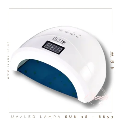 Profesionalna UV/LED lampa za nokte 48W – SUN 1S sa 30 LED dioda, automatskim senzorom i tajmerima. Kompaktna i efikasna lampa za brzo sušenje gela i trajnog la