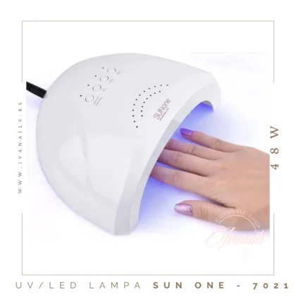 Profesionalna UV/LED lampa za nokte 48W – SUN ONE sa 30 LED dioda, automatskim senzorom i tajmerima. Pouzdana i praktična lampa za brzu i ravnomernu polimerizaciju gela i trajnog laka.