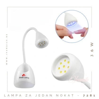 Lampa za jedan nokat 36W – mini UV/LED lampa sa 8 LED dioda