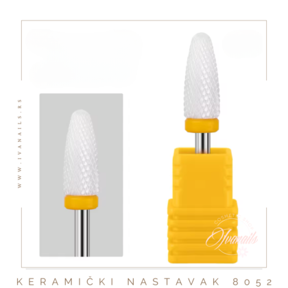 KERAMIČKI BELI NASTAVAK ZA TURPIJU 8052