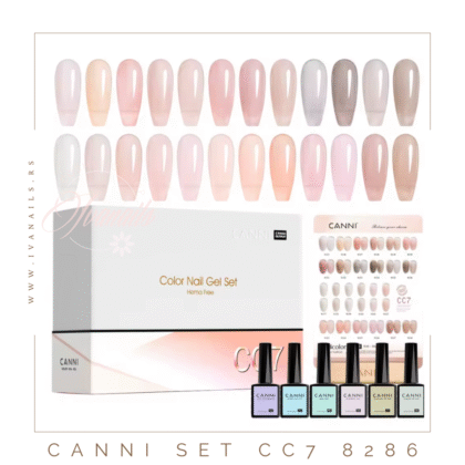 SET GEL LAKOVA CANNI 8286