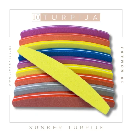 Sunđer turpije polumesec – pakovanje od 10 komada u istoj granulaciji. Kupac bira granulaciju.