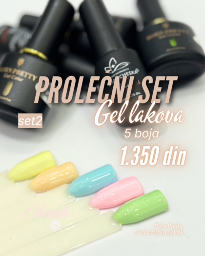 SET 5 GEL LAKOVA - PROLEĆE 2