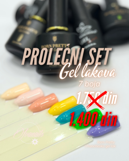 SET 7 GEL LAKOVA PROLEĆE