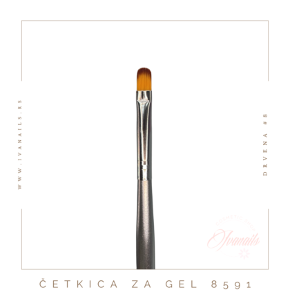 ČETKICA ZA GEL M.J. (D) -8mm 8591