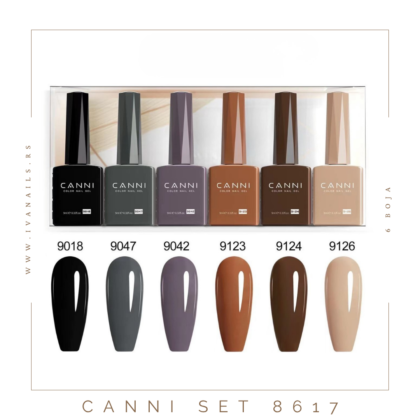 SET GEL LAKOVA CANNI 8617