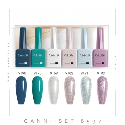 SET GEL LAKOVA CANNI 8597